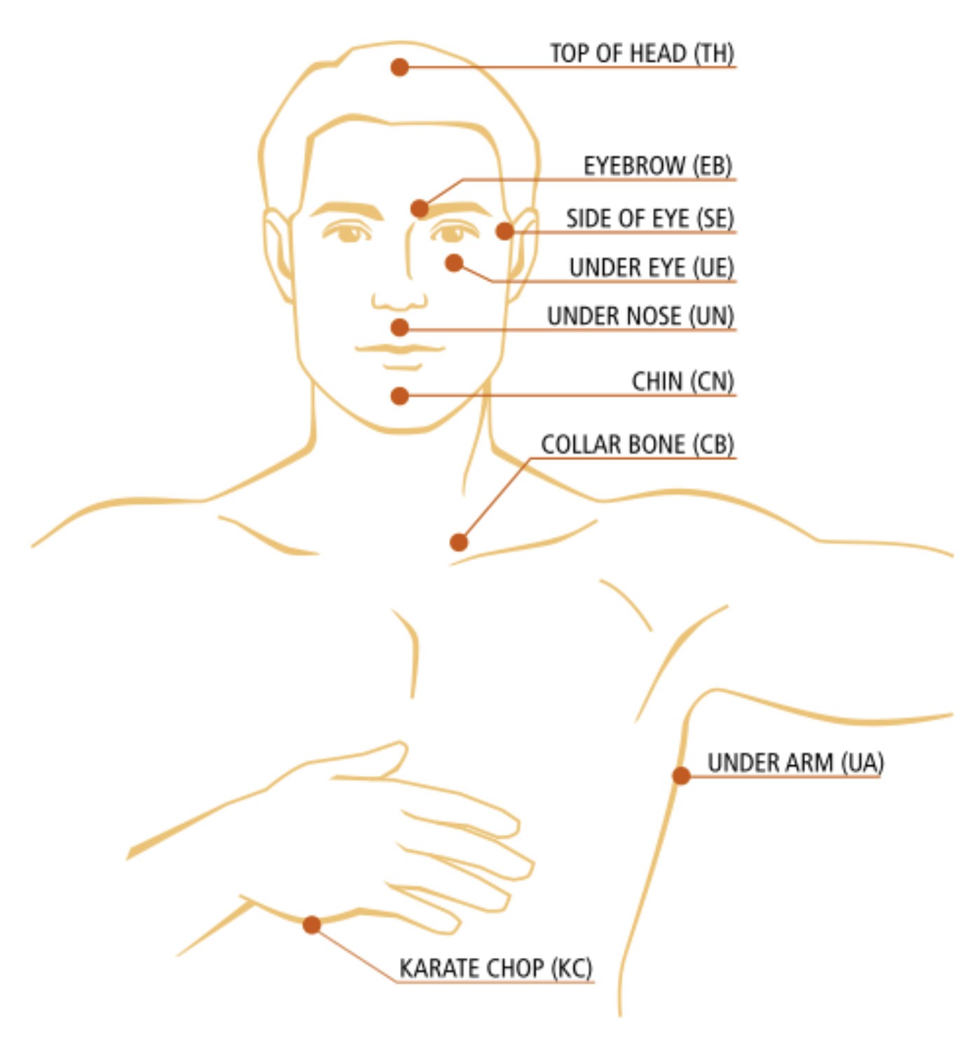 Tapping Therapy variations diagram